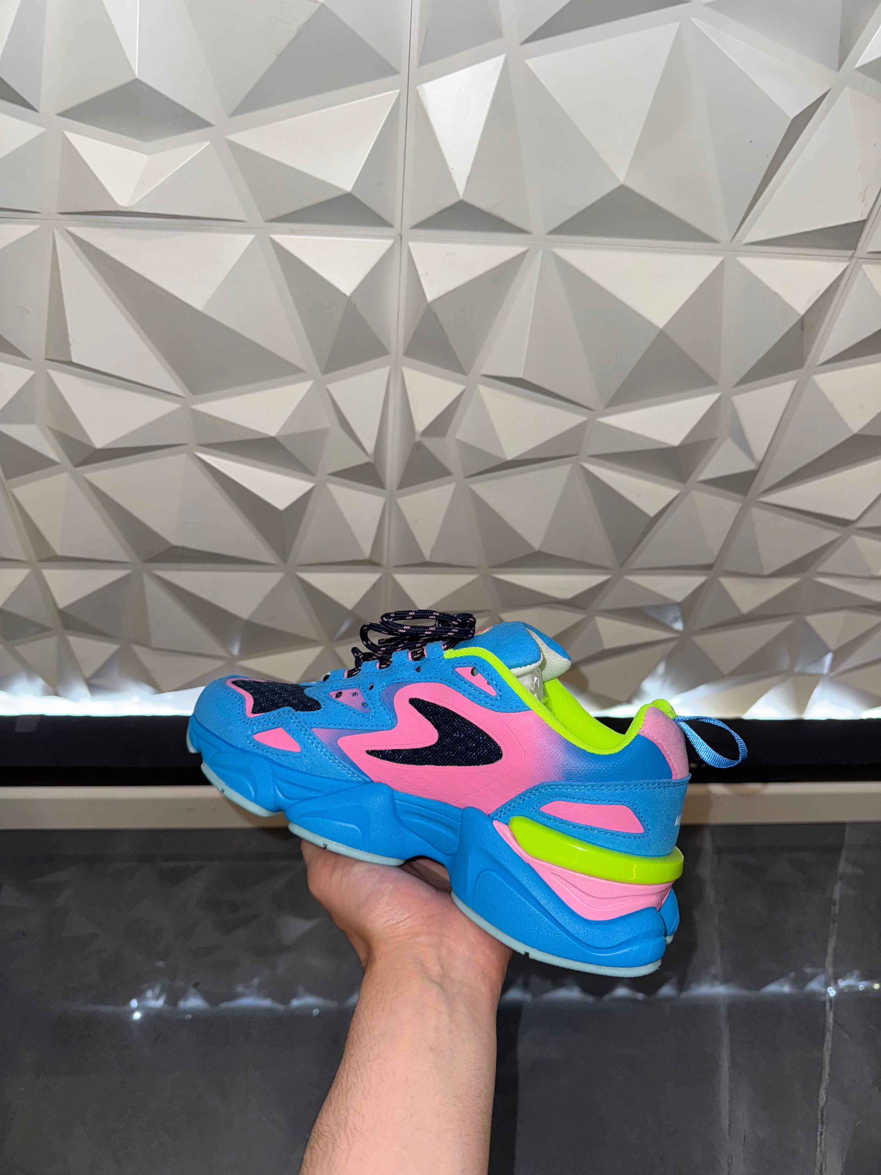 Basket BM Running Bleu