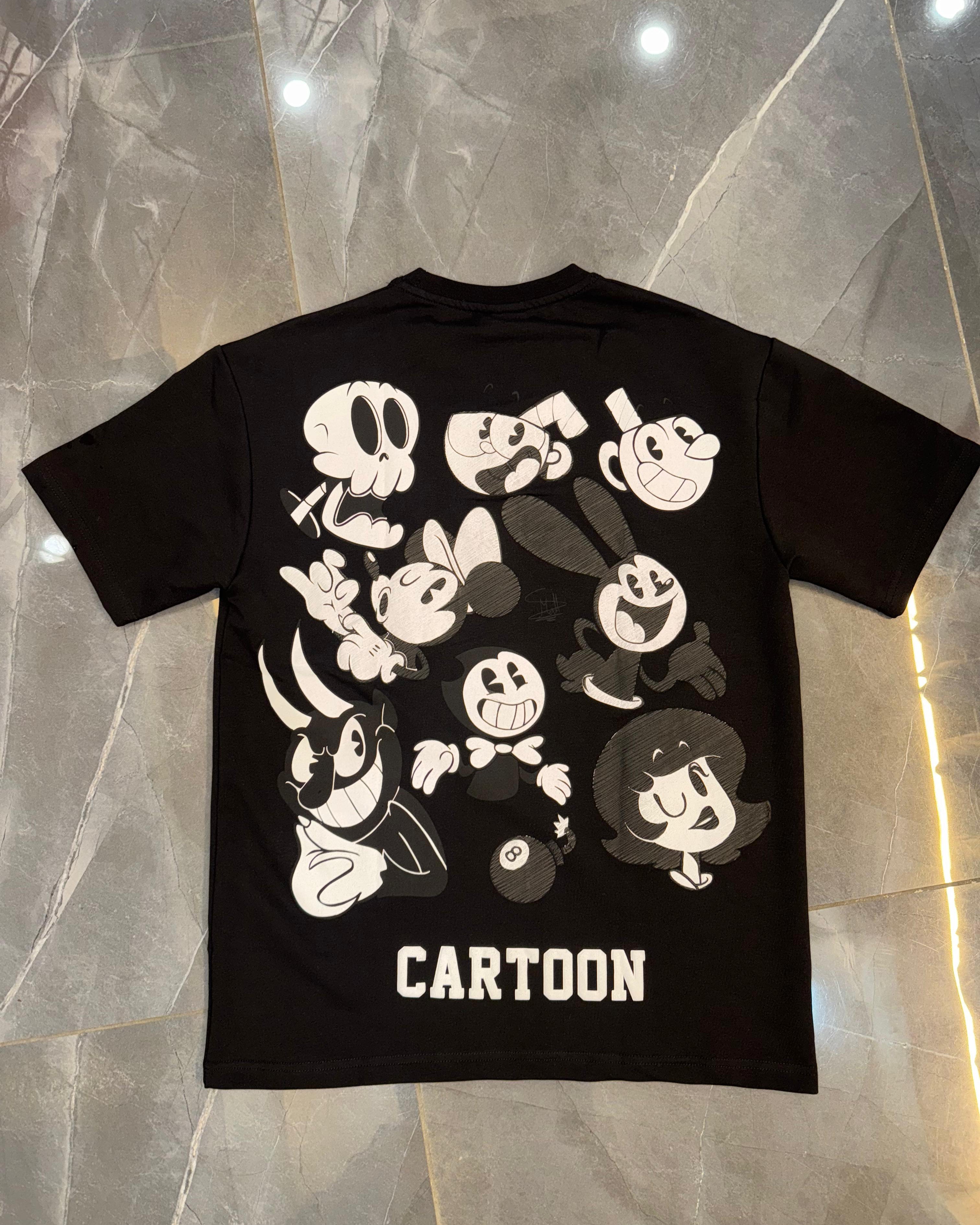 T-Shirt Cartoon Noir
