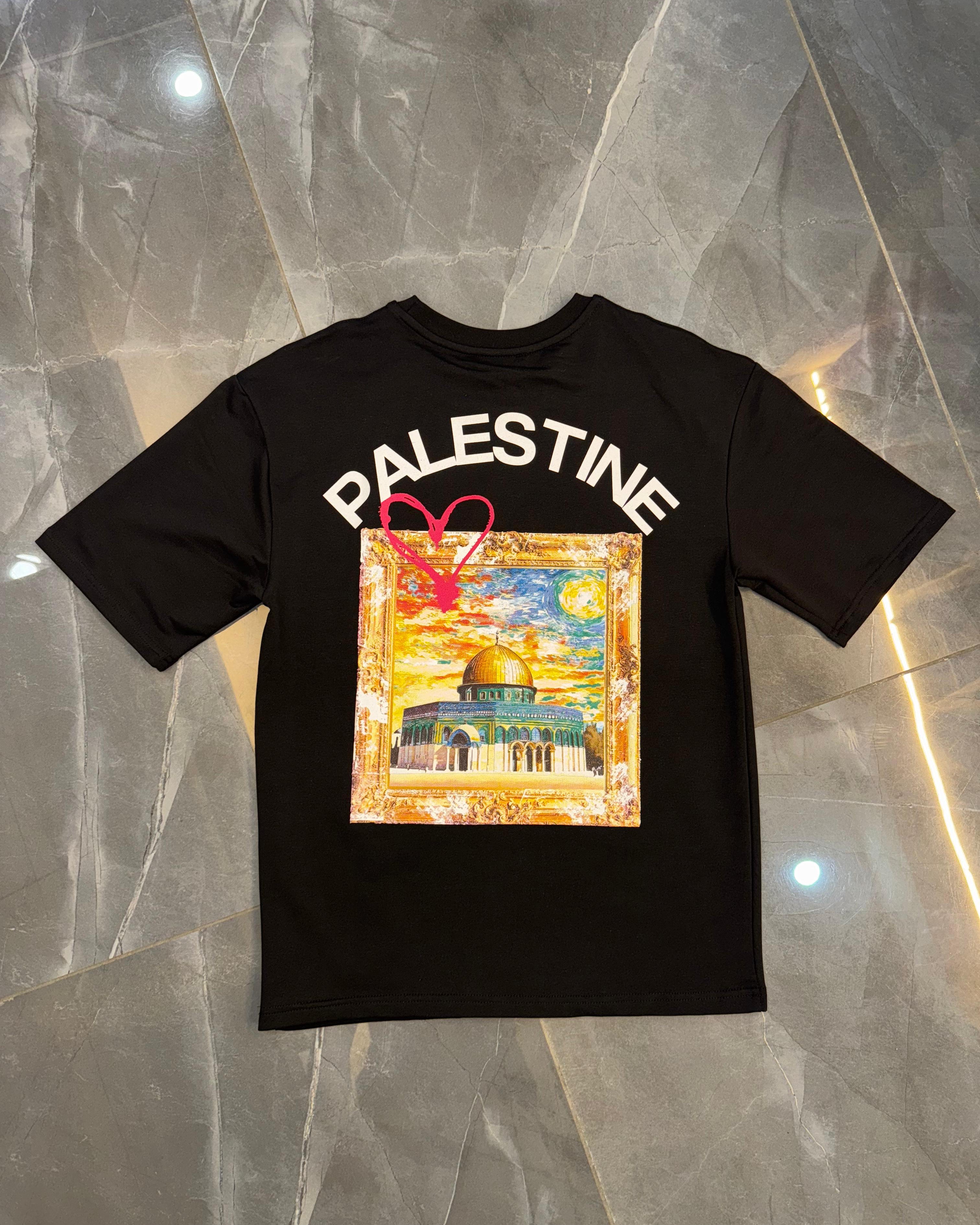 T-Shirt Palestine Noir