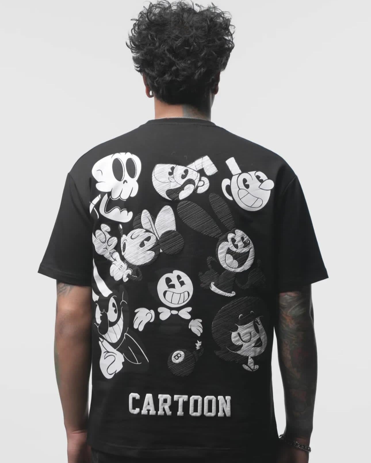 T-Shirt Cartoon Noir