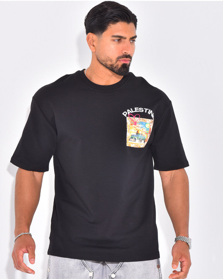 T-Shirt Palestine Noir