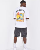 T-Shirt Palestine Blanc