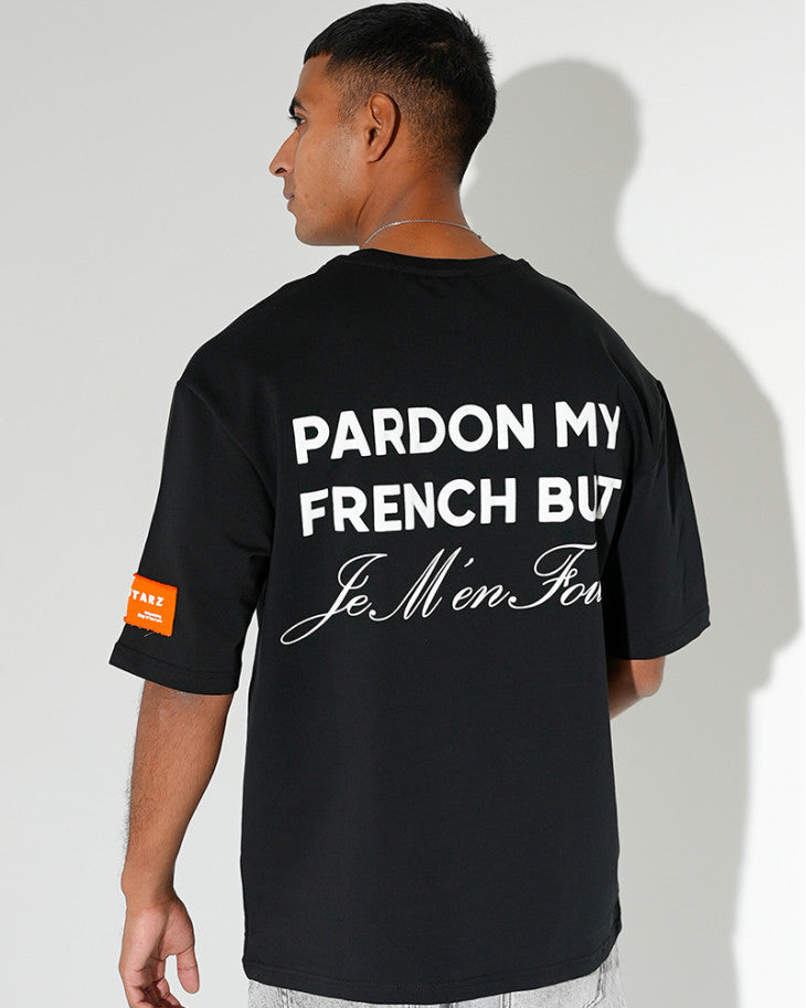 T-Shirt Pardon My French Black